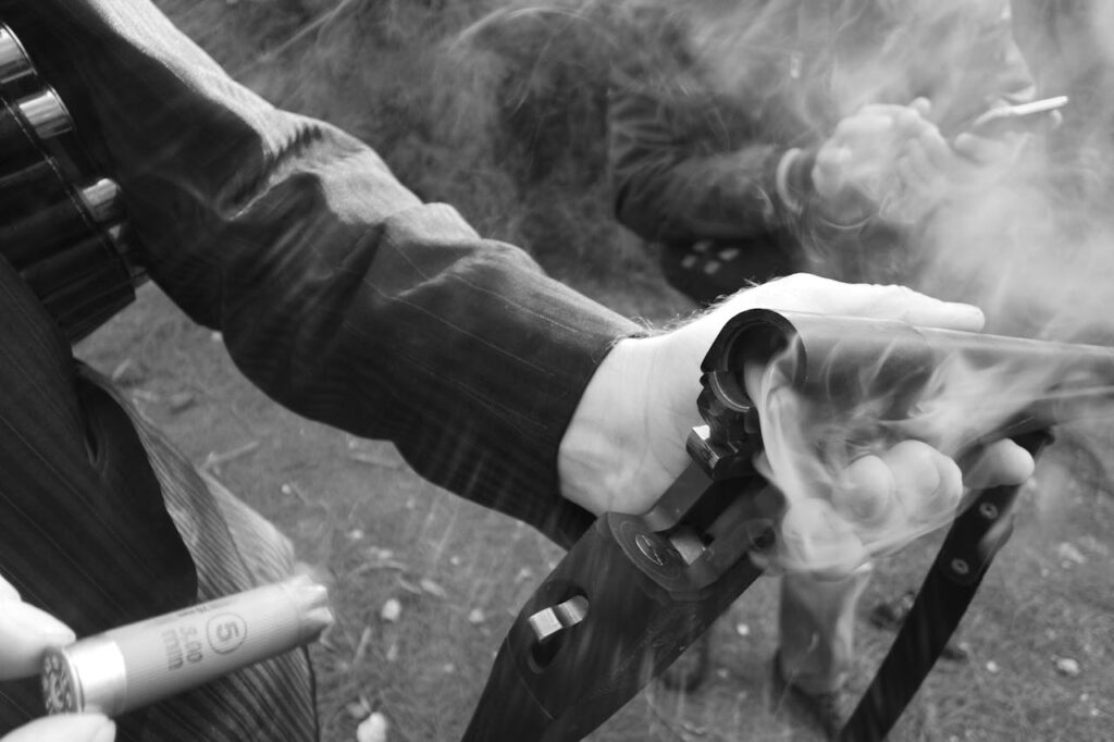 shotgun shell smoke